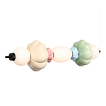 Подвесной светильник линейный с керамическими элементами 24W LED Fragrant Light варинант исполнения - 4 | Loft Concept в Новосибирске