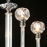 Люстра с 8-ю лампами и гранеными стеклянными плафонами Prism Gala варинант исполнения - 6 | Loft Concept в Новосибирске