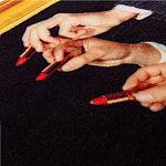 Коврик Seletti Lipstick Black варинант исполнения - 2 | Loft Concept в Новосибирске