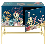 Буфет ручная роспись в морском стиле Cabinet Fondo Marino  варинант исполнения - 3 | Loft Concept в Новосибирске