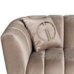 Диван трехместный велюровый серый Island of Comfort варинант исполнения - 2 | Loft Concept в Новосибирске