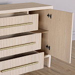 Буфет Primo с тремя ящиками и двумя фасадами Светлый дуб варинант исполнения - 6 | Loft Concept в Новосибирске