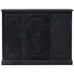 Комод деревянный Ildefonso Black Chest of Drawers варинант исполнения - 1 | Loft Concept в Новосибирске
