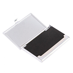 Визитница карманная металлическая с накладкой из натурального камня Апатит Stone Business Card Holders варинант исполнения - 3 | Loft Concept в Новосибирске