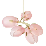 Дизайнерский Светильник Lilly Pink Tulip Lamp розовый плафон  варинант исполнения - 1 | Loft Concept в Новосибирске