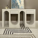 Белая консоль с ящиками Endor White варинант исполнения - 1 | Loft Concept в Новосибирске