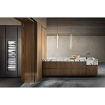 Кухонный гарнитур из массива дуба и камня Ratio Dada Engenereed варинант исполнения - 10 | Loft Concept в Новосибирске