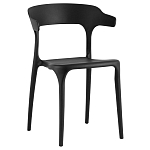 Черный стул из прочного PP-пластика JORIS варинант исполнения - 1 | Loft Concept в Новосибирске