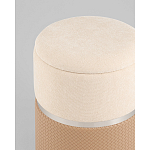 Пуф Mauldine с ящиком бежевый с экокожей варинант исполнения - 3 | Loft Concept в Новосибирске