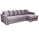 Диван трехместный раскладной Giorgio Sofa серый варинант исполнения - 1 | Loft Concept в Новосибирске