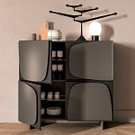 Дизайнерский комод с декоративными элементами на дверках Trilogy варинант исполнения - 1 | Loft Concept в Новосибирске