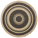 Ковер из комбинированного состава с узором Circles of goodness варинант исполнения - 1 | Loft Concept в Новосибирске