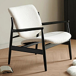 Кресло с каркасом и ножками из древесины и мягкими сиденьем и спинкой Venice варинант исполнения - 2 | Loft Concept в Новосибирске