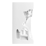 Встраиваемый в стену гипсовый светильник под покраску с эффектом разрушенной стены Antiquity Athena варинант исполнения - 4 | Loft Concept в Новосибирске