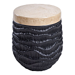 Приставной столик с фактурой под натуральное дерево Immortality варинант исполнения - 1 | Loft Concept в Новосибирске