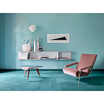 Дизайнерская подвесная полка Gio Ponti D.355.1 - D.355.2 Hanging Bookcase варинант исполнения - 3 | Loft Concept в Новосибирске