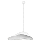 Подвесной светильник с асимметричным волнообразным абажуром и фактурной бахромой по краю Tactile Line варинант исполнения - 4 | Loft Concept в Новосибирске