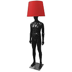 Лампа MALE MANNEQUIN LAMP с абажуром открытый позинг варинант исполнения - 1 | Loft Concept в Новосибирске