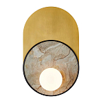 Бра с каменным диском в металлической раме Sandstone Painting варинант исполнения - 1 | Loft Concept в Новосибирске