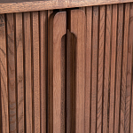 Низкий буфет с 2-мя раздвижными дверцами Toinette Light Cupboard варинант исполнения - 6 | Loft Concept в Новосибирске