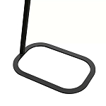 Столик приставной с прямоугольной серой столешницей Steel Stable Table варинант исполнения - 3 | Loft Concept в Новосибирске