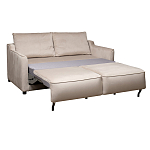 Диван двухместный раскладной светло-серый с кантом Pride варинант исполнения - 2 | Loft Concept в Новосибирске