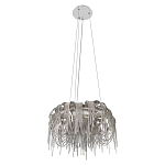 Люстра подвесная круглая с изогнутыми металлическими дугами и ниспадающими цепочками 65 см Atlantis Chain варинант исполнения - 12 | Loft Concept в Новосибирске