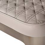 Стул барный светло-серый из экокожи Spectacular High Bar Stool варинант исполнения - 4 | Loft Concept в Новосибирске