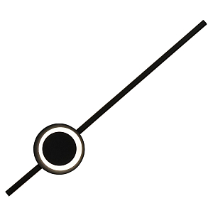 Бра черного цвета Clockhand 62 см