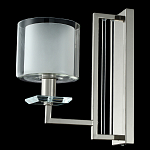 Бра с геометрическим каркасом из металла и цилиндрическим стеклянным плафоном Laurent варинант исполнения - 3 | Loft Concept в Новосибирске