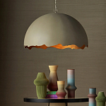 Подвесной светильник в форме купола с сочетанием золотого и оливкового цвета Eggshell варинант исполнения - 3 | Loft Concept в Новосибирске