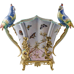 Ваза фарфоровая с попугаями Ferra варинант исполнения - 1 | Loft Concept в Новосибирске