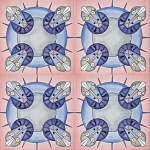 Плитка дизайнерская с узором Экипаж варинант исполнения - 1 | Loft Concept в Новосибирске