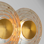 Бра из трех стеклянных фактурных дисков Eyepiece варинант исполнения - 4 | Loft Concept в Новосибирске