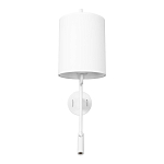 Бра с цилиндрическим тканевым абажуром и регулируемым спотом Pure Cylinder варинант исполнения - 6 | Loft Concept в Новосибирске