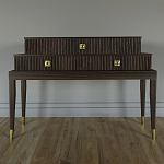 Премиальная Консоль с тремя ящиками Elsa Dreams Walnut варинант исполнения - 3 | Loft Concept в Новосибирске