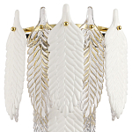 Бра с декором из рельефного стекла в виде перьев Abelia Feather Wall Lamp варинант исполнения - 3 | Loft Concept в Новосибирске