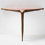 Дизайнерская консоль деревянная на одной ножке Poltronova Gallino Connsole Table варинант исполнения - 2 | Loft Concept в Новосибирске