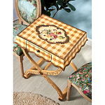 Приставной столик с ящиком в стиле ретро Vintage Rustic Tablecloth варинант исполнения - 7 | Loft Concept в Новосибирске