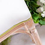 Барный стул золотистый из натурального бука с изображением птиц и цветов Blooming Birds варинант исполнения - 2 | Loft Concept в Новосибирске