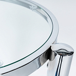 Приставной столик со стеклянной столешницей Deimos варинант исполнения - 2 | Loft Concept в Новосибирске