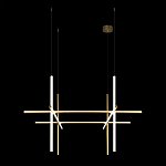 Люстра с 6-ю цилиндрическими плафонами на тонких тросах Trumpet tube варинант исполнения - 7 | Loft Concept в Новосибирске