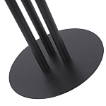 Настольная лампа с тремя прозрачными куполообразными плафонами и черным металлическим основанием Flos Wireline Lighting варинант исполнения - 2 | Loft Concept в Новосибирске