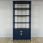 Стеллаж со стеклянными полками Elsa Dreams Blue варинант исполнения - 6 | Loft Concept в Новосибирске