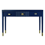 Дизайнерский Письменный стол Elsa Dreams Blue с тремя ящиками варинант исполнения - 5 | Loft Concept в Новосибирске