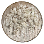 Круглый Вязанный Гобелен Абстракция Breath of Mist Wall Hanging варинант исполнения - 3 | Loft Concept в Новосибирске