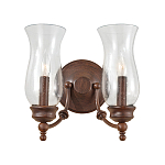 Бра с 2-мя стеклянными плафонами с пузырьками Feiss варинант исполнения - 1 | Loft Concept в Новосибирске