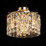 Потолочный светильник круглый с прозрачными подвесками Lunet варинант исполнения - 2 | Loft Concept в Новосибирске