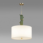 Подвесной светильник с декором в виде кактуса из керамики Opuntia D45 см варинант исполнения - 4 | Loft Concept в Новосибирске