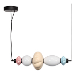 Подвесной светильник фигруный с керамическими элементами 18W LED Fragrant Light варинант исполнения - 3 | Loft Concept в Новосибирске